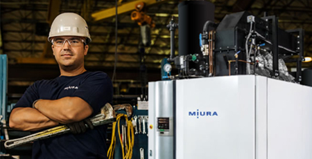 Miura Showcases Industrial Steam Boilers at AHR 2018