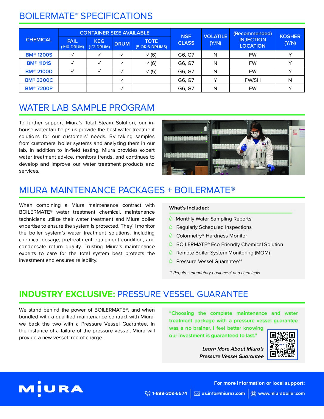 Miura BOILERMATE® Brochure