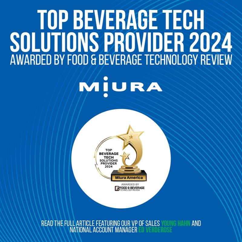 Miura Named a 2024 Top Beverage Tech Solutions Provider