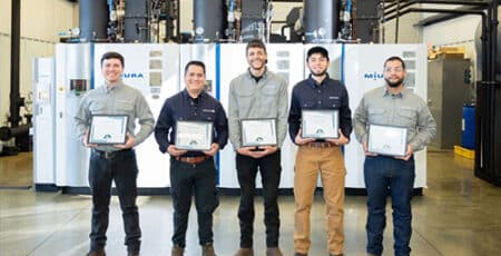 Miura Celebrates First Graduating Class of Boiler Trade Program, Addressing Skilled Labor Shortage